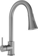 Mexen Elia kitchen mixer tap, Grey - 670101-61