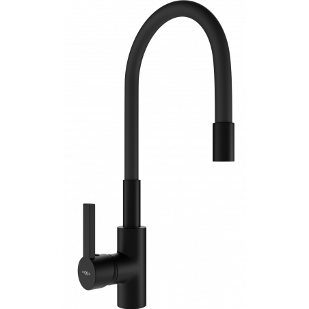 Mexen Flex kitchen tap, black - 670900-70
