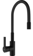 Mexen Flex kitchen faucet, black - 670900-70
