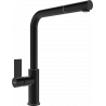 Mexen Flora kitchen faucet, black - 670401-70
