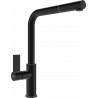 Mexen Flora kitchen tap, black - 670401-70