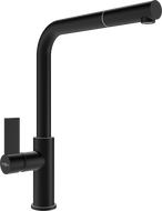 Mexen Flora kitchen faucet, black - 670401-70