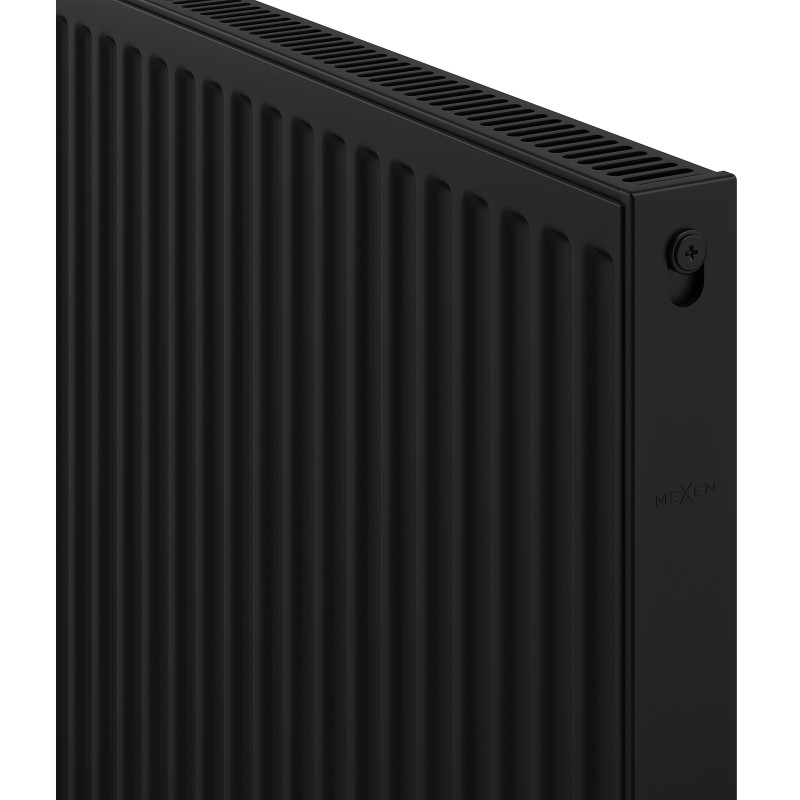 Mexen C11 panel radiator 600 x 600 mm, side connection, 560 W, black - W411-060-060-70