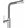 Mexen Flora kitchen faucet, chrome/gray - 670401-06
