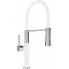 Mexen Dina kitchen mixer tap, White - 672701-20