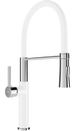 Mexen Dina kitchen mixer tap, White - 672701-20