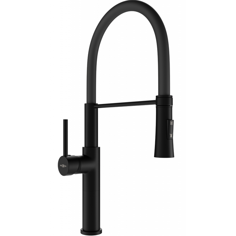 Mexen Dina kitchen faucet, black - 672701-70