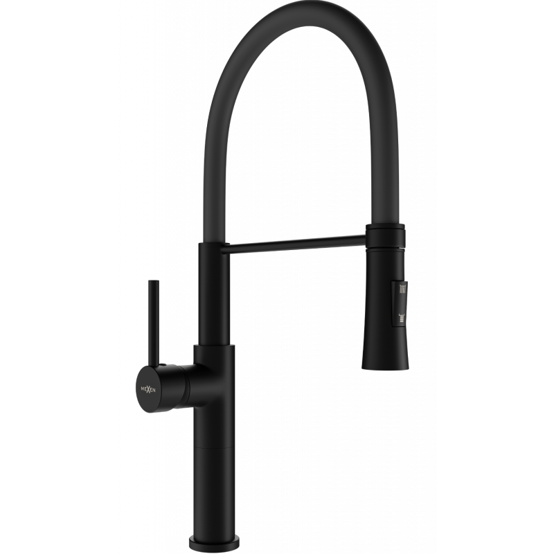 Mexen Dina kitchen tap, black - 672701-70
