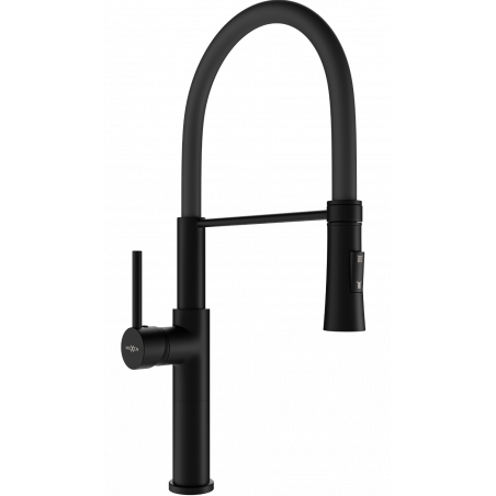 Mexen Dina kitchen faucet, black - 672701-70