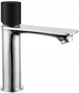 Mexen Royo One washbasin mixer tap, Chrome/Black - 72201-07