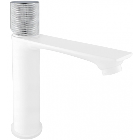 Mexen Royo One sink faucet, white/chrome - 72201-22