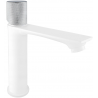 Mexen Royo One sink faucet, white/chrome - 72201-22