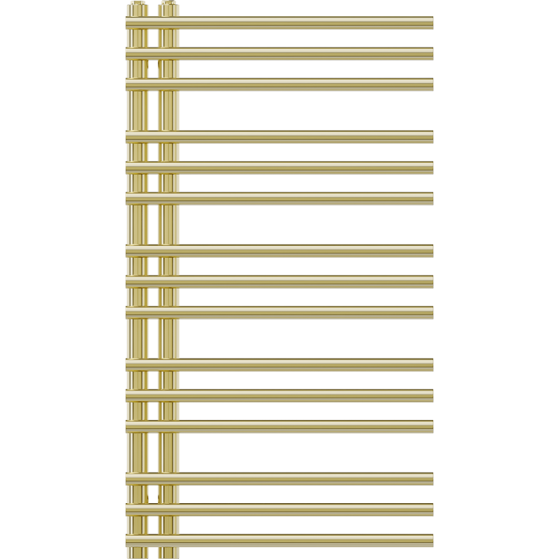 Mexen Neptun decorative bathroom radiator 900 x 500 mm, 291 W, gold - W101-0900-500-00-50