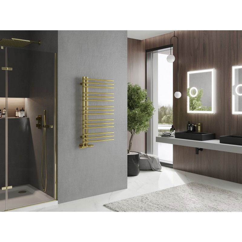 Mexen Neptun decorative bathroom radiator 900 x 500 mm, 291 W, gold - W101-0900-500-00-50