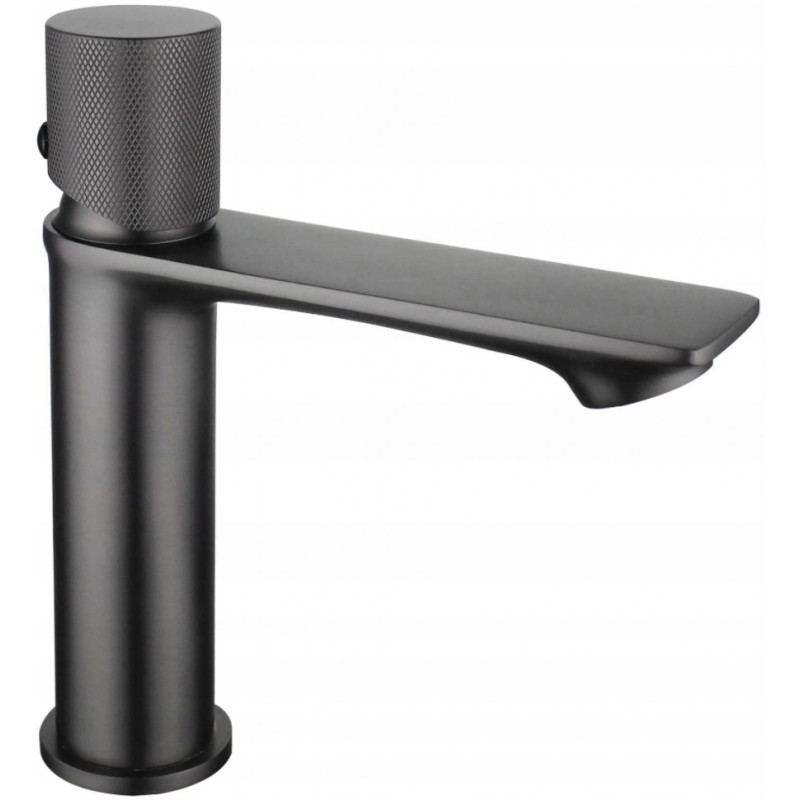 Mexen Royo One washbasin faucet, brushed gun gray - 72201-66