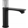 Mexen Royo One washbasin mixer tap, Black/Chrome - 72201-77
