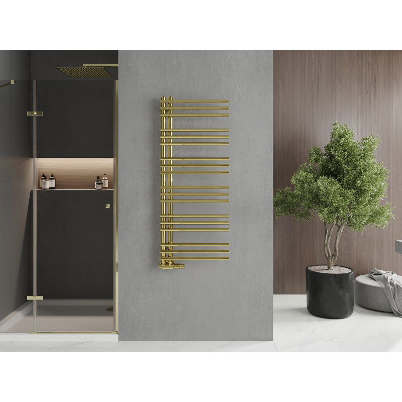 Mexen Neptun decorative bathroom radiator 1200 x 500 mm, 360 W, gold - W101-1200-500-00-50