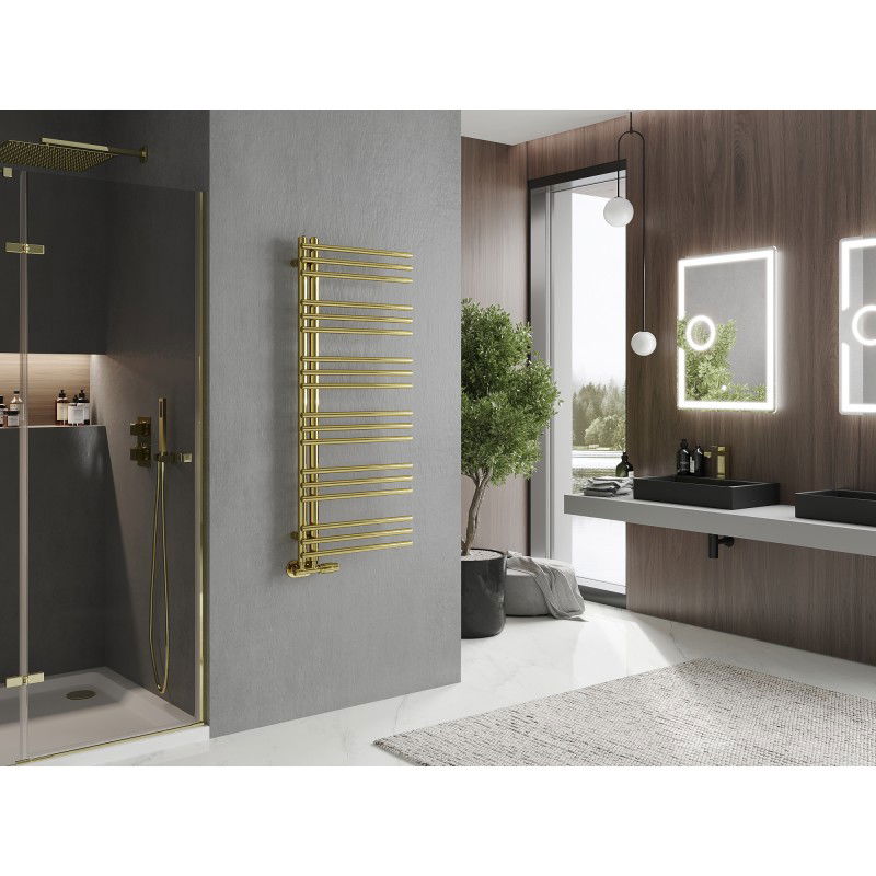 Mexen Neptun decorative bathroom radiator 1200 x 500 mm, 360 W, gold - W101-1200-500-00-50