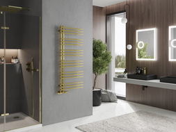 Mexen Neptun decorative bathroom radiator 1200 x 500 mm, 360 W, gold - W101-1200-500-00-50