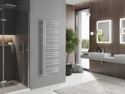 Mexen Neptun decorative bathroom radiator 1400 x 500 mm, 420 W, chrome - W101-1400-500-00-01