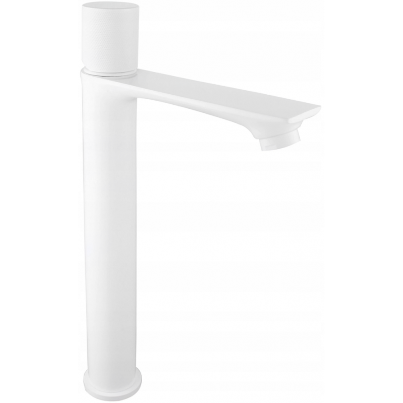 Mexen Royo One high washbasin mixer tap, White - 72211-20