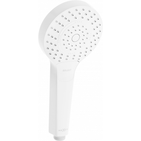 Mexen R-05 3-function shower handle, White - 79505-20