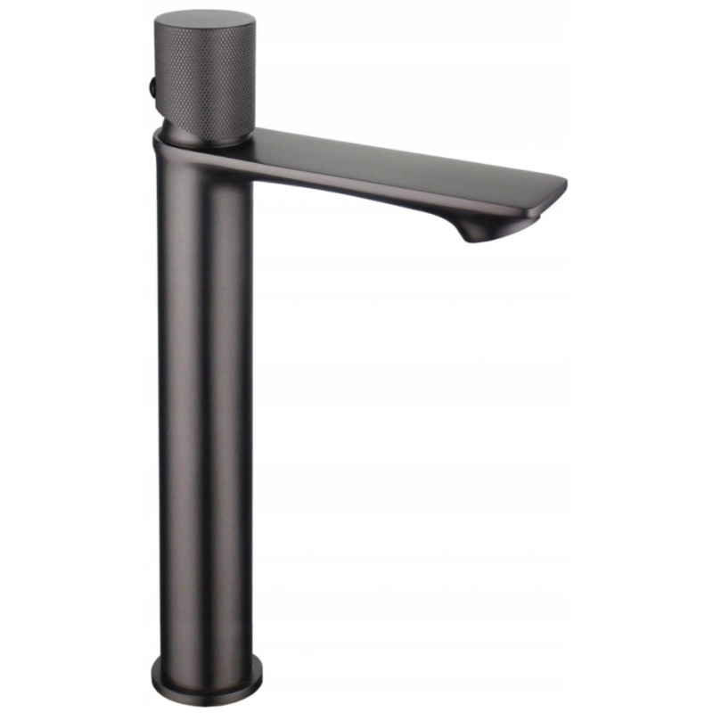 Mexen Royo One high washbasin faucet, brushed gun gray - 72211-66