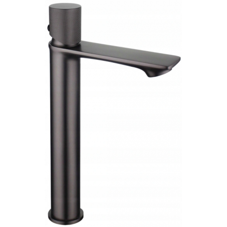 Mexen Royo One high washbasin faucet, brushed gun gray - 72211-66