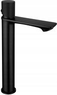 Mexen Royo One high washbasin mixer tap, Black - 72211-70