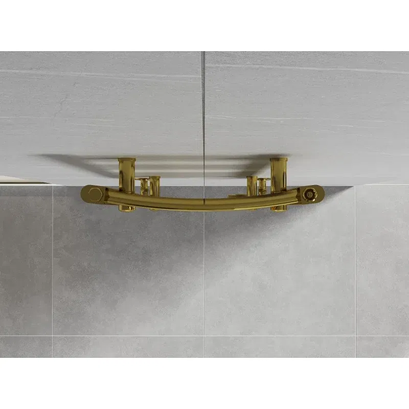 Mexen Ares bathroom radiator 700 x 400 mm, 189 W, gold - W102-0700-400-00-50