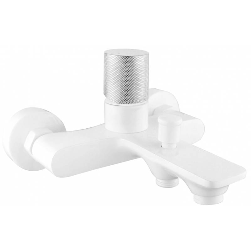 Mexen Royo One bathtub mixer tap, White/Chrome - 72231-22