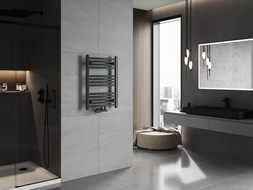Mexen Ares bathroom radiator 700 x 500 mm, 286 W, anthracite - W102-0700-500-00-66