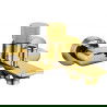 Mexen Royo One bathtub mixer tap, Gold - 72231-50