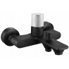 Mexen Royo One bath faucet, black/chrome - 72230-77