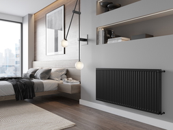 Mexen C21 panel radiator 300 x 1500 mm, side connection, 1104 W, black - W421-030-150-70