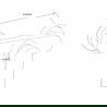 Mexen Royo shower faucet, white - 72740-20