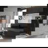 Mexen Ares bathroom radiator 900 x 400 mm, 312 W, anthracite - W102-0900-400-00-66