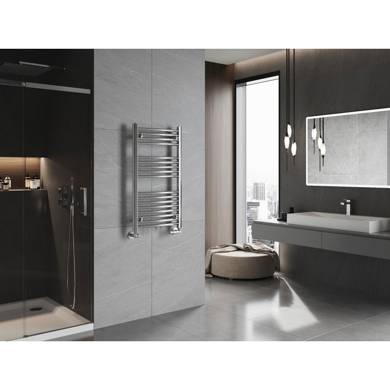 Mexen Ares bathroom radiator 900 x 500 mm, 294 W, chrome - W102-0900-500-00-01