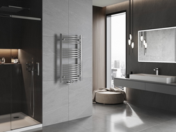Mexen Ares bathroom radiator 900 x 500 mm, 294 W, chrome - W102-0900-500-00-01