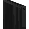 Mexen C21 flat panel radiator 400 x 1000 mm, side connection, 926 W, black - W421-040-100-70