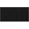 Mexen C21 flat panel radiator 400 x 1000 mm, side connection, 926 W, black - W421-040-100-70