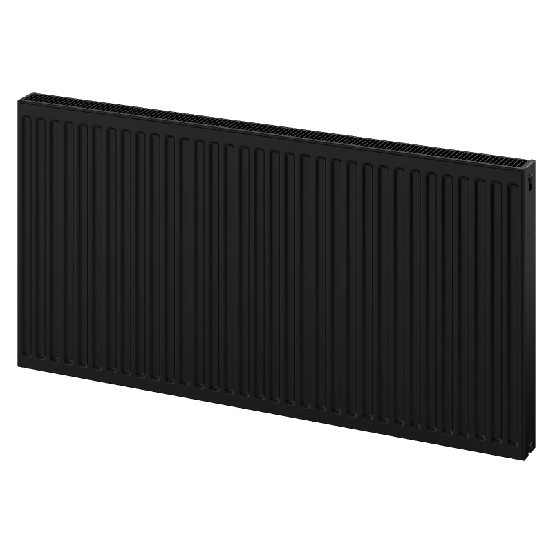 Mexen C21 flat panel radiator 400 x 1000 mm, side connection, 926 W, black - W421-040-100-70