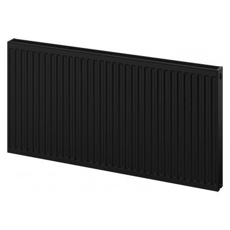 Mexen C21 flat panel radiator 400 x 1000 mm, side connection, 926 W, black - W421-040-100-70