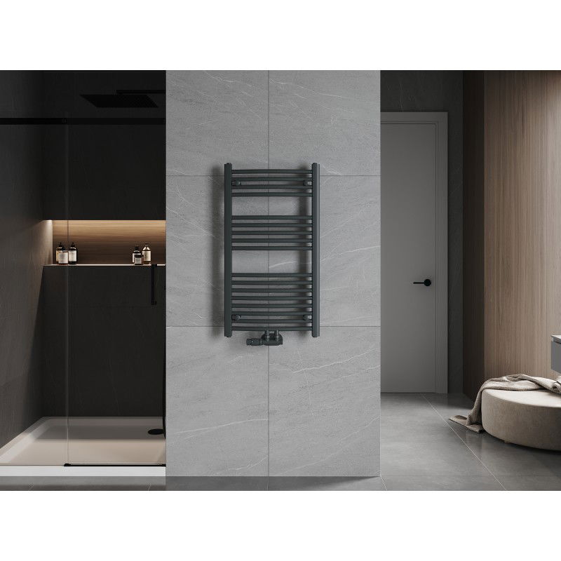 Mexen Ares Bathroom Radiator 900 x 500 mm, 372 W, Anthracite - W102-0900-500-00-66