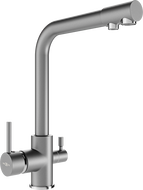 Mexen Duero kitchen mixer tap, Grey - 671600-61
