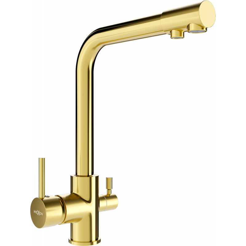 Mexen Duero kitchen faucet, gold - 671600-50