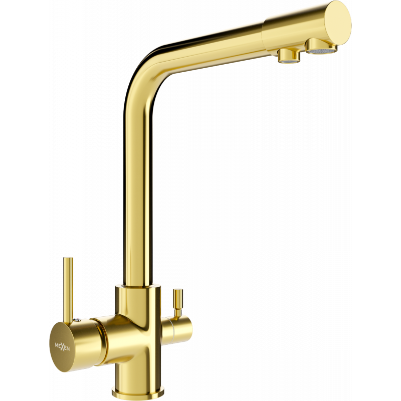 Mexen Duero Kitchen Tap, Gold - 671600-50