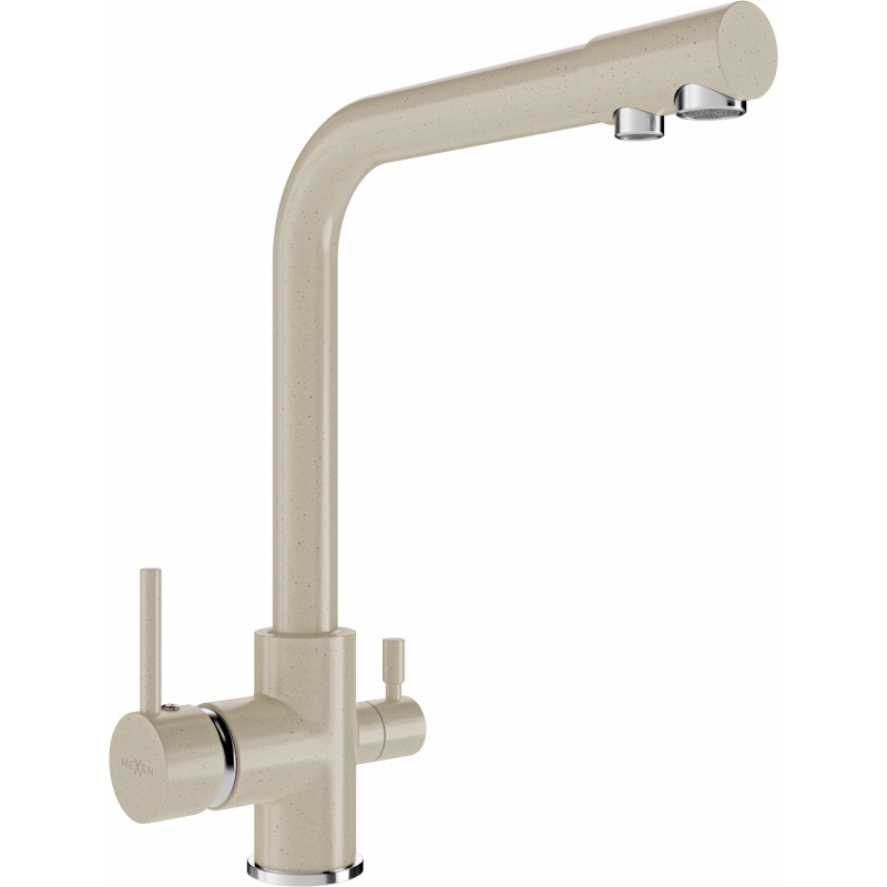 Mexen Duero kitchen faucet, beige - 671600-69