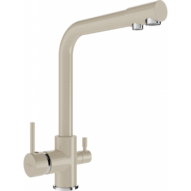 Mexen Duero kitchen tap, beige - 671600-69