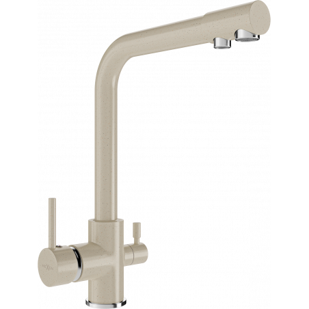 Mexen Duero kitchen faucet, beige - 671600-69